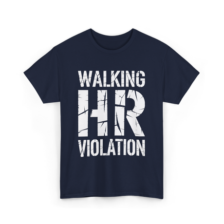 Walking Violation T-Shirt - Navy