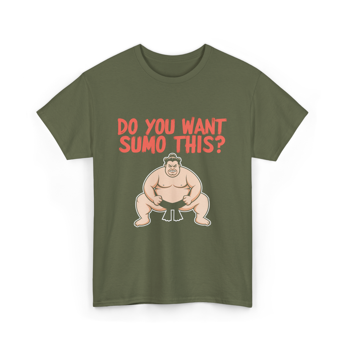 Want Sumo T-Shirt - Military Green