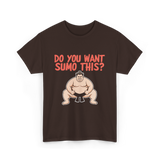 Want Sumo T-Shirt - Dark Chocolate