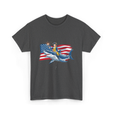 Washington Riding Shark Independence T-Shirt - Dark Heather