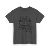 Water Aerobics Happy Hour Hobby T-Shirt - Dark Heather