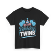 We Are Birthday Twins Celebration T-Shirt - Black