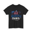 We Are The Birthday Twins Birthday T-Shirt - Black