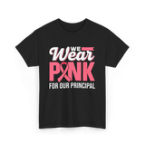 Wear Pink Awareness Breast Cancer T-Shirt - Black