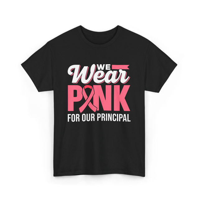 Wear Pink Awareness Breast Cancer T-Shirt - Black