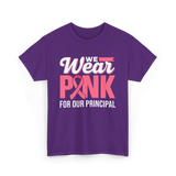 Wear Pink Awareness Breast Cancer T-Shirt - Purple