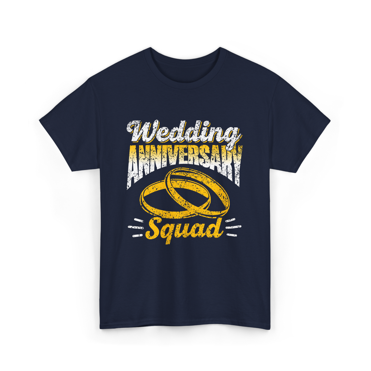 Wedding Anniversary Squad Anniversary T-Shirt - Navy