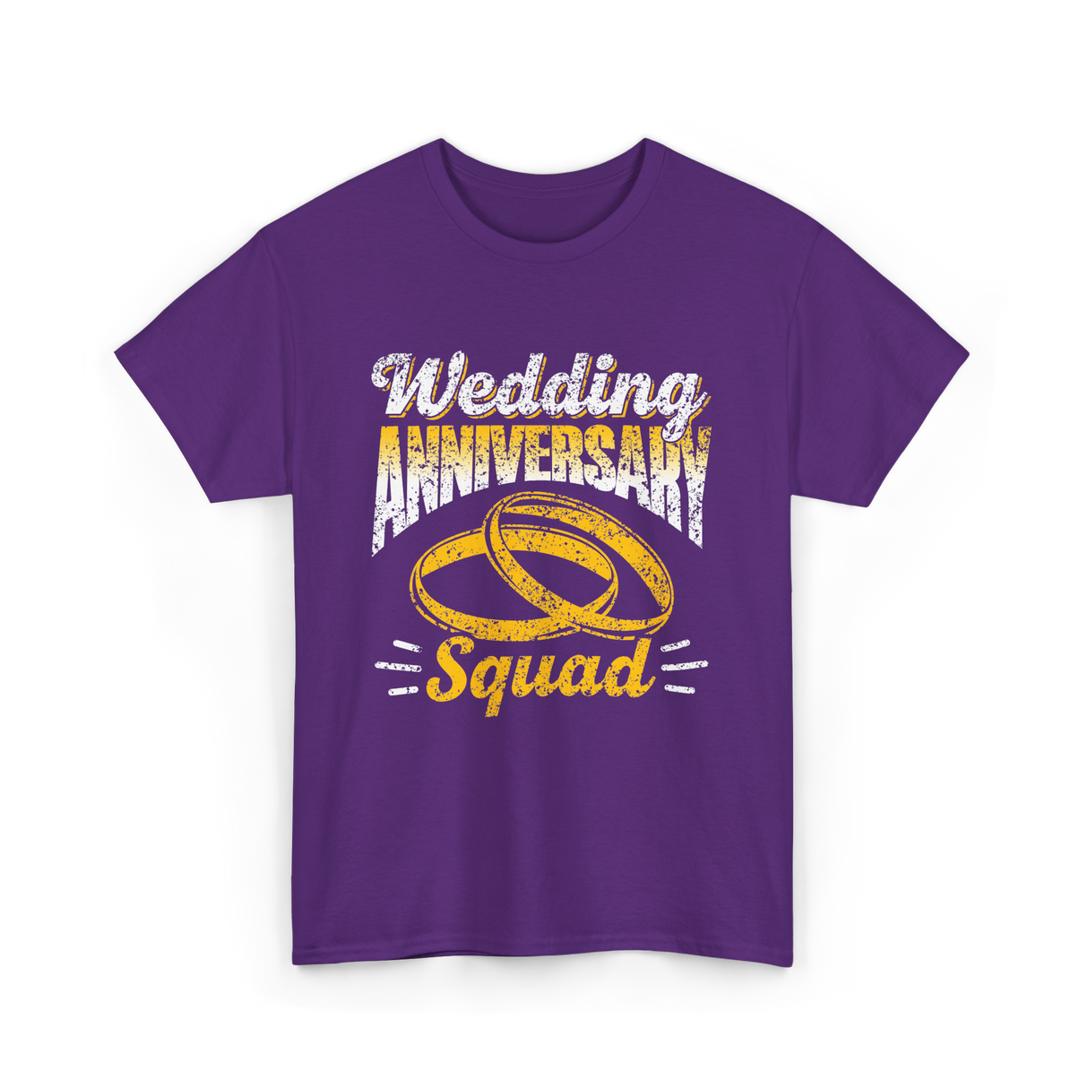 Wedding Anniversary Squad Anniversary T-Shirt - Purple