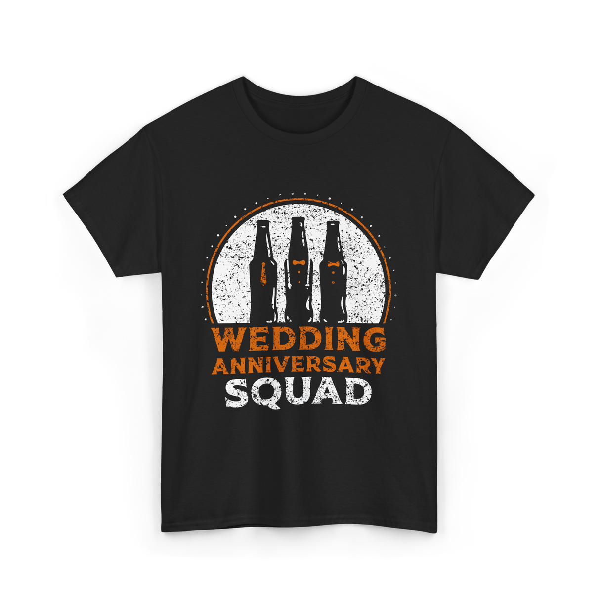 Wedding Anniversary Squad Celebration T-Shirt - Black