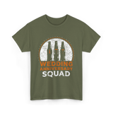 Wedding Anniversary Squad Celebration T-Shirt - Military Green