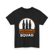 Wedding Anniversary Squad Celebration T-Shirt - Black