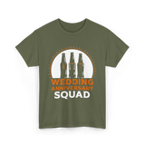 Wedding Anniversary Squad Celebration T-Shirt - Military Green