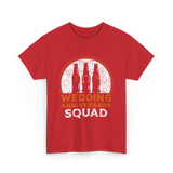 Wedding Anniversary Squad Celebration T-Shirt - Red