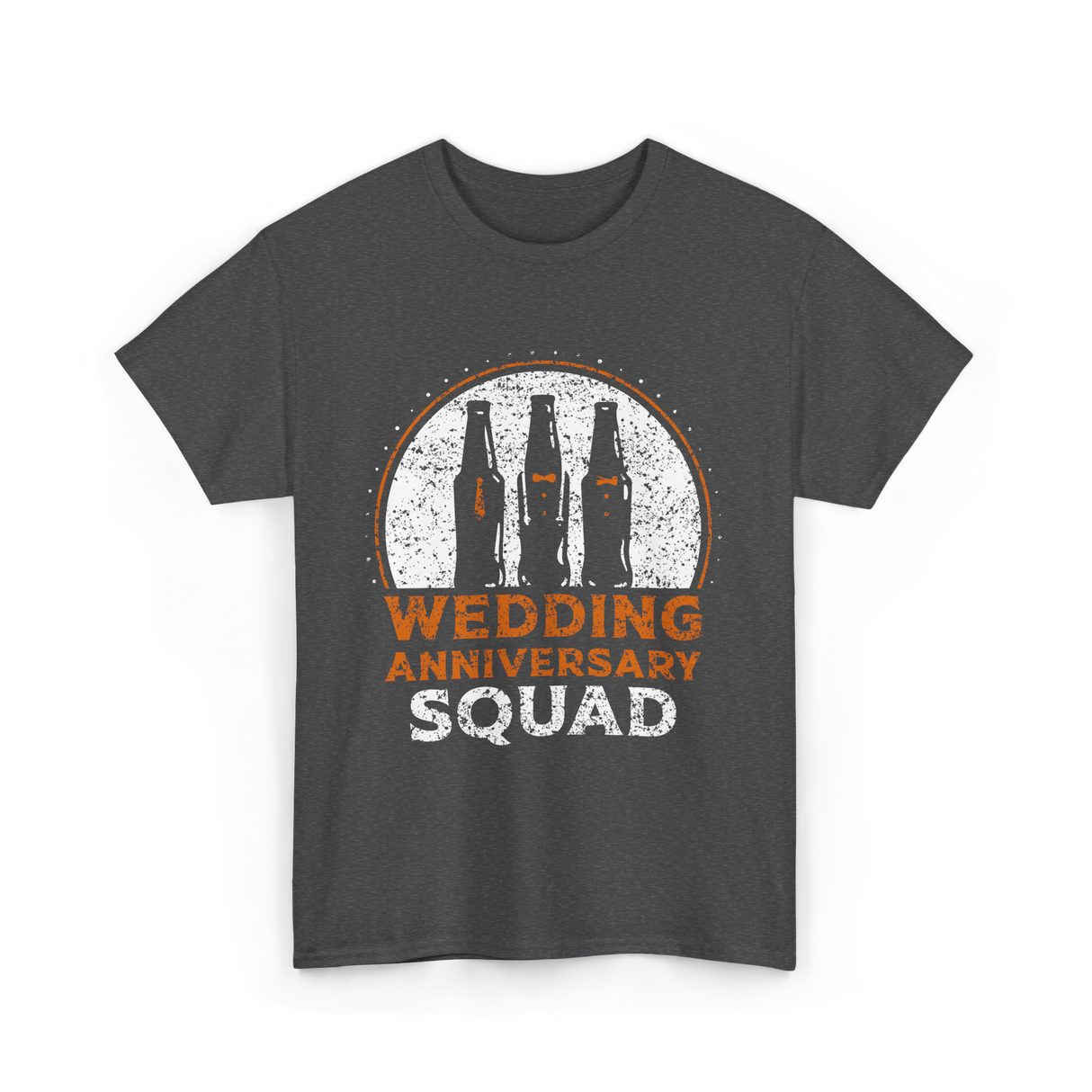 Wedding Anniversary Squad Celebration T-Shirt - Dark Heather