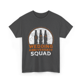 Wedding Anniversary Squad Celebration T-Shirt - Dark Heather