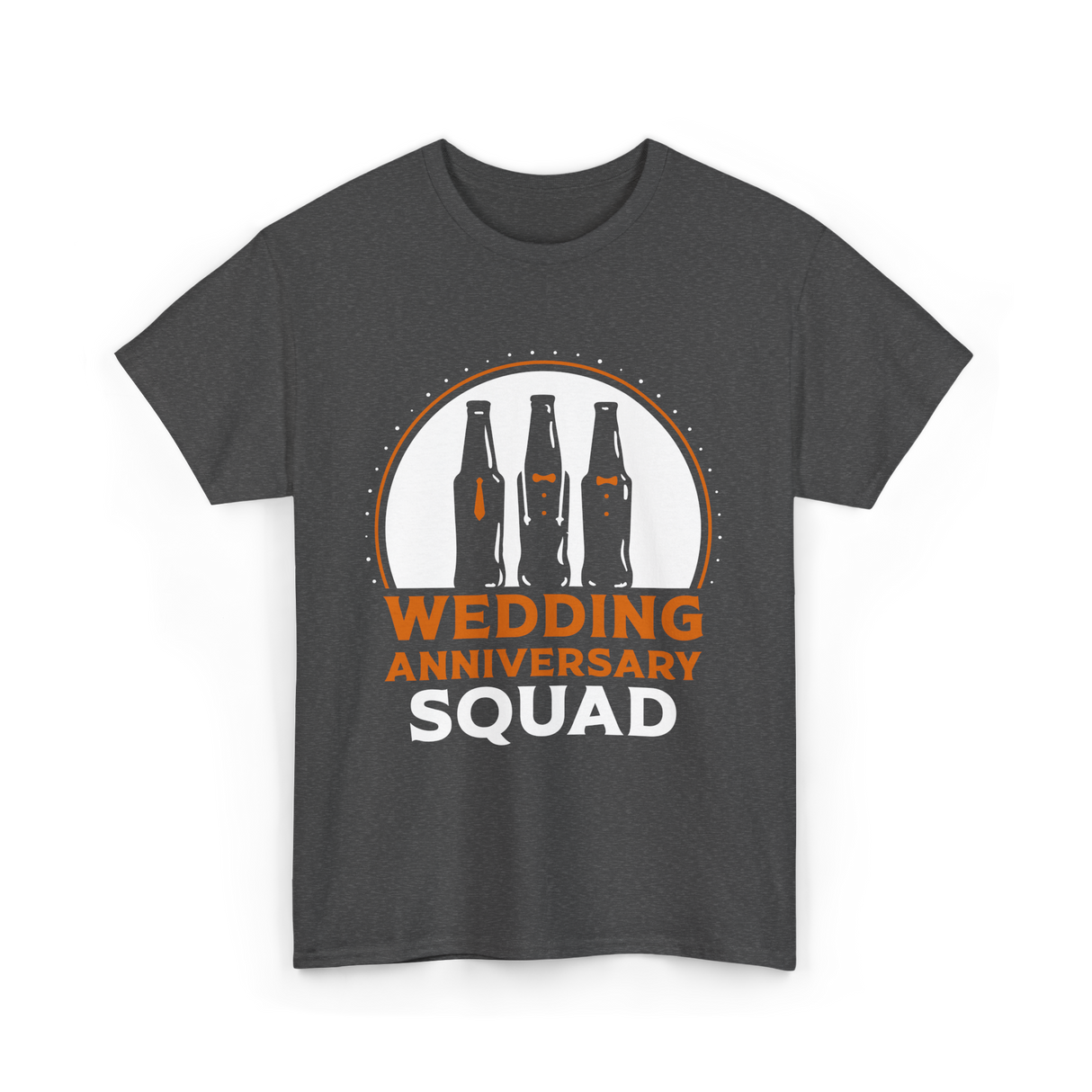 Wedding Anniversary Squad Celebration T-Shirt - Dark Heather