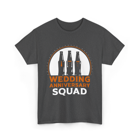 Wedding Anniversary Squad Celebration T-Shirt - Dark Heather