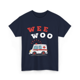 Wee Woo Ambulance EMS EMT T-Shirt - Navy