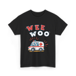 Wee Woo Ambulance EMS Paramedic T-Shirt - Black