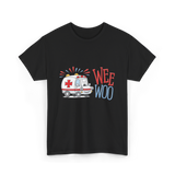 Wee Woo Ambulance Paramedic T-Shirt - Black