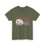 Wee Woo Ambulance Paramedic T-Shirt - Military Green