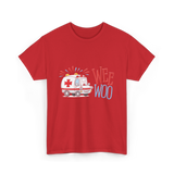 Wee Woo Ambulance Paramedic T-Shirt - Red