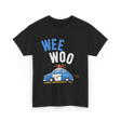 Wee Woo Police Car Cute T-Shirt - Black