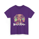 Weenie Mama Dachshund Dog Lover T-Shirt - Purple