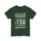 Welcome Home Deployment Military T-Shirt - Forest Green