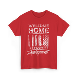 Welcome Home Deployment Military T-Shirt - Red