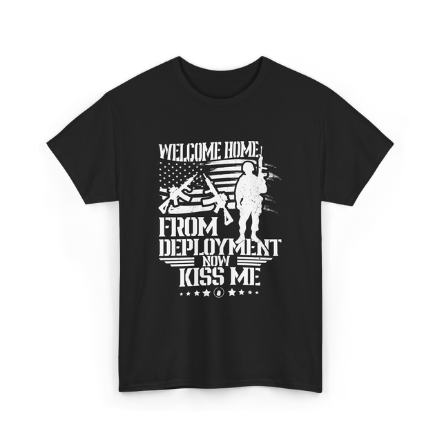 Welcome Home Deployment Military T-Shirt - Black