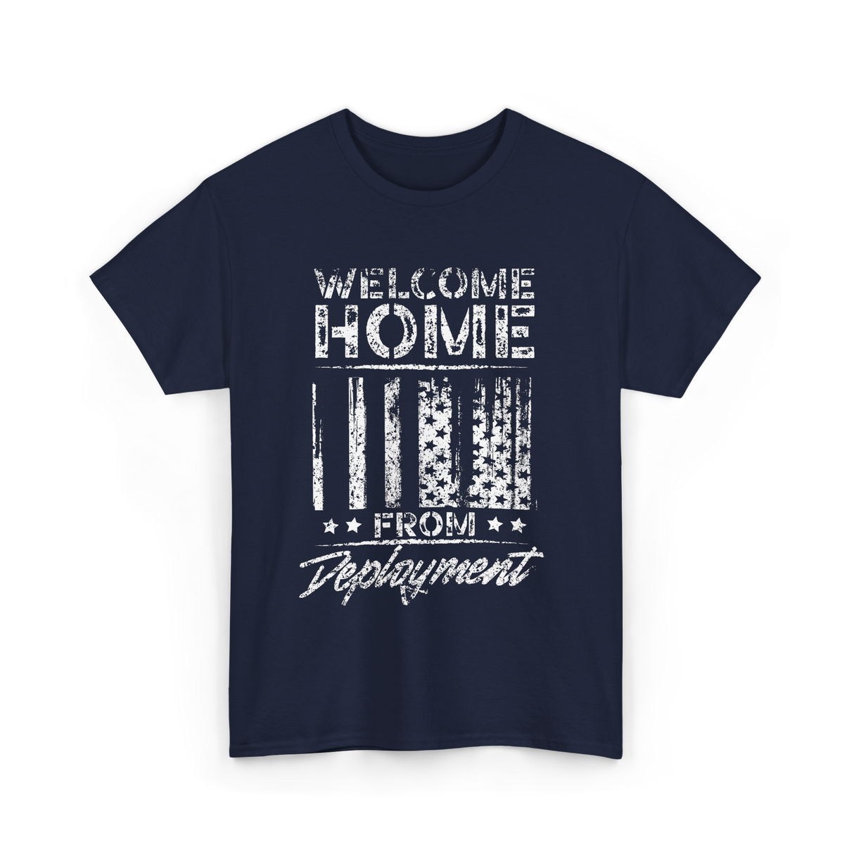 Welcome Home Deployment Military T-Shirt - Navy