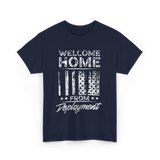 Welcome Home Deployment Military T-Shirt - Navy