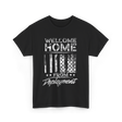 Welcome Home Deployment Military T-Shirt - Black