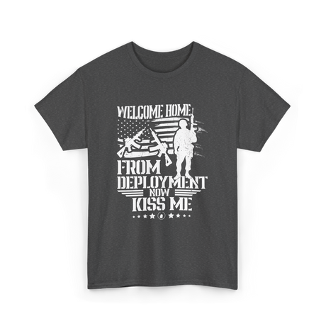 Welcome Home Deployment Military T-Shirt - Dark Heather