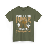 Welcome Home Deployment Military T-Shirt - Military Green