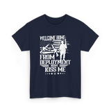 Welcome Home Deployment Military T-Shirt - Navy