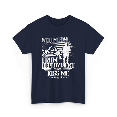 Welcome Home Deployment Military T-Shirt - Navy