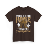 Welcome Home Deployment Military T-Shirt - Dark Chocolate