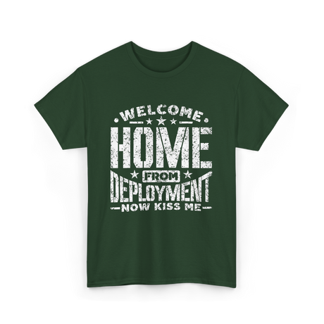 Welcome Home Deployment Welcome Home T-Shirt - Forest Green