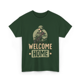 Welcome Home Military Soldier T-Shirt - Forest Green