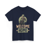 Welcome Home Military Soldier T-Shirt - Navy