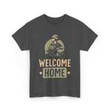 Welcome Home Military Soldier T-Shirt - Dark Heather