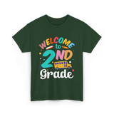 Welcome to 2nd Grade School T-Shirt - Forest Green