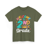 Welcome to 2nd Grade School T-Shirt - Military Green