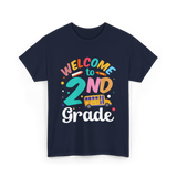 Welcome to 2nd Grade School T-Shirt - Navy