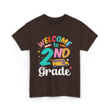 Welcome to 2nd Grade School T-Shirt - Dark Chocolate