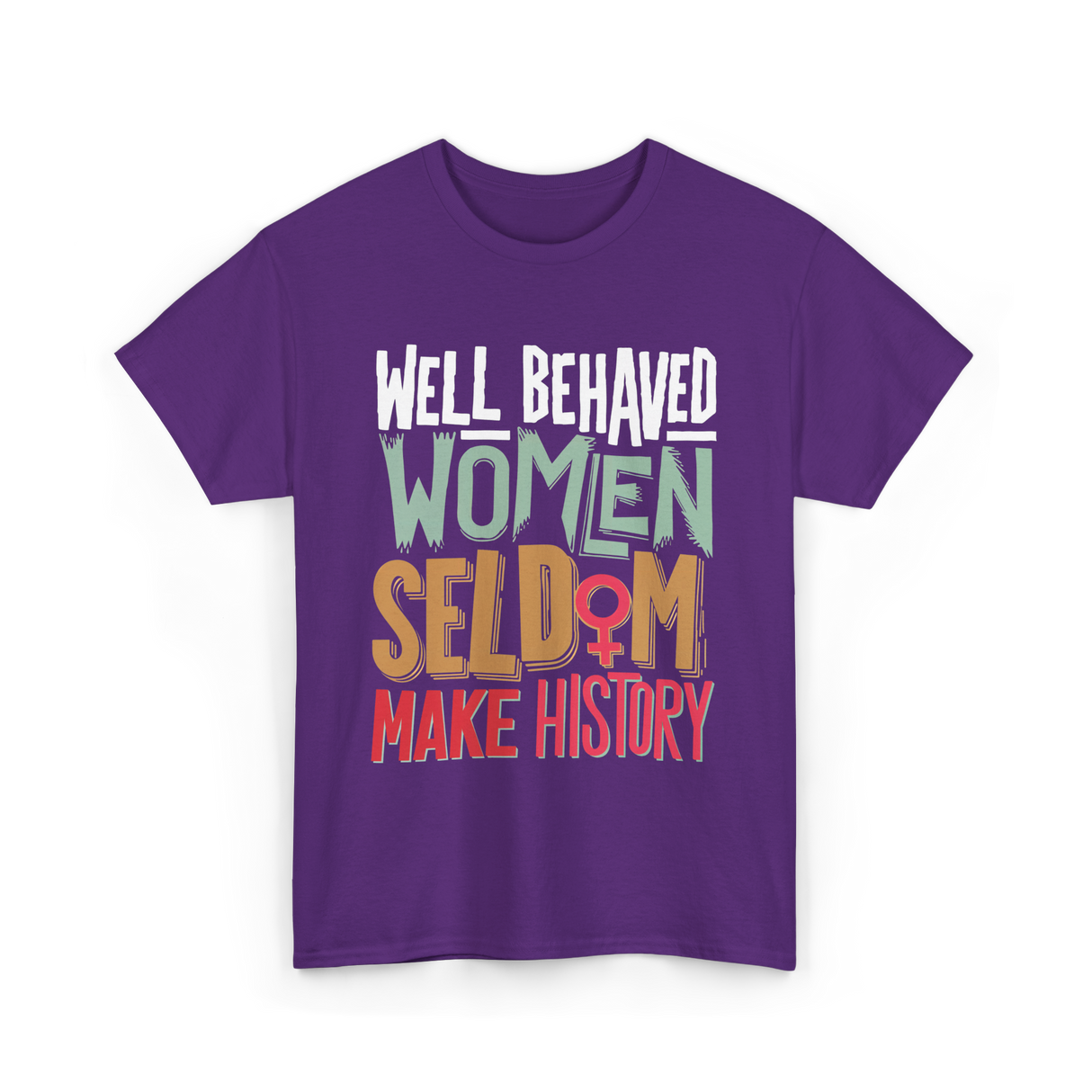 Well Behaved Women History T-Shirt - Purple