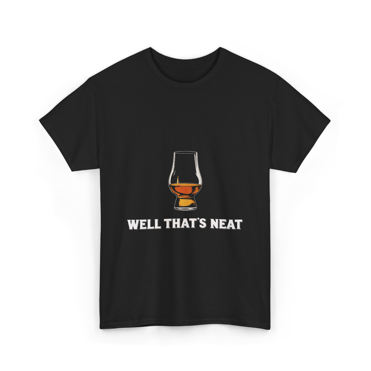 Well That's Neat Whiskey T-Shirt - Black