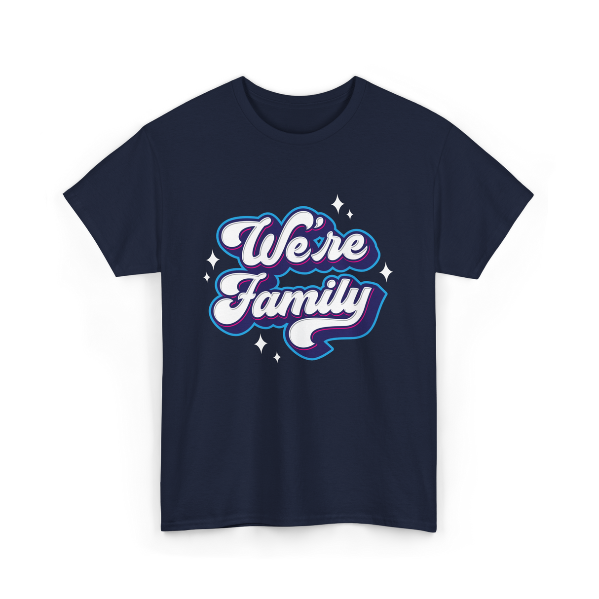 We're Family Family Relations T-Shirt - Navy